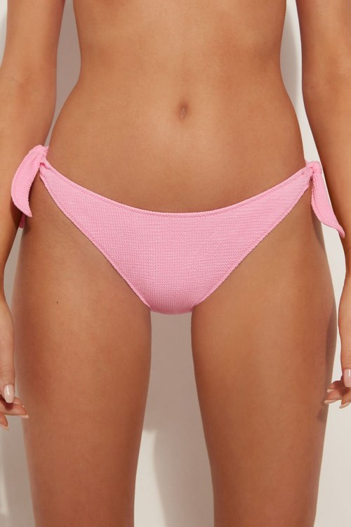Tezenis 3D Effect String Bikini Bottoms Rosa Rosa | NWORH-6081