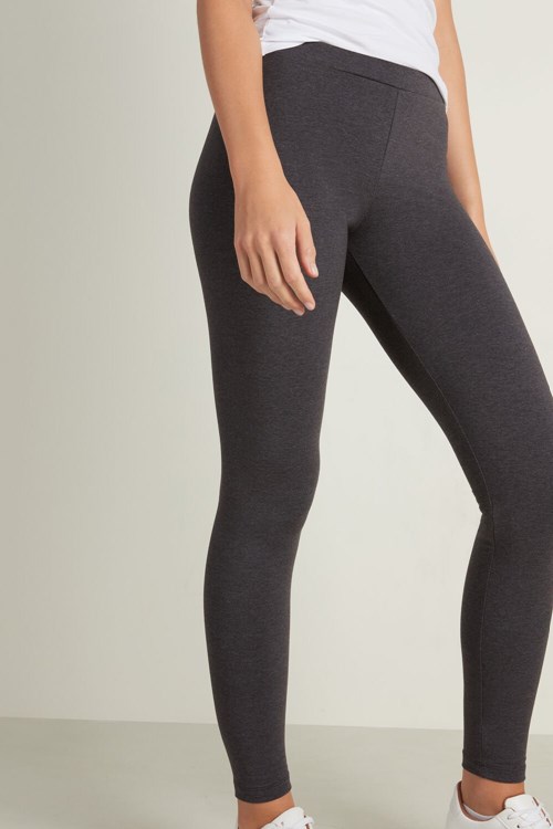 Tezenis Basic Bomull Leggings Grå Mörk | SLTGM-7486