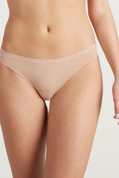 Tezenis Bomull Cheeky Briefs Nude Natural Blush 1905 | FLMOC-1823