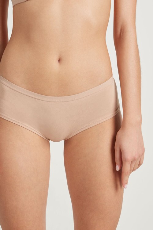Tezenis Bomull French Panties Nude Natural Blush 1905 | DSLGO-6341