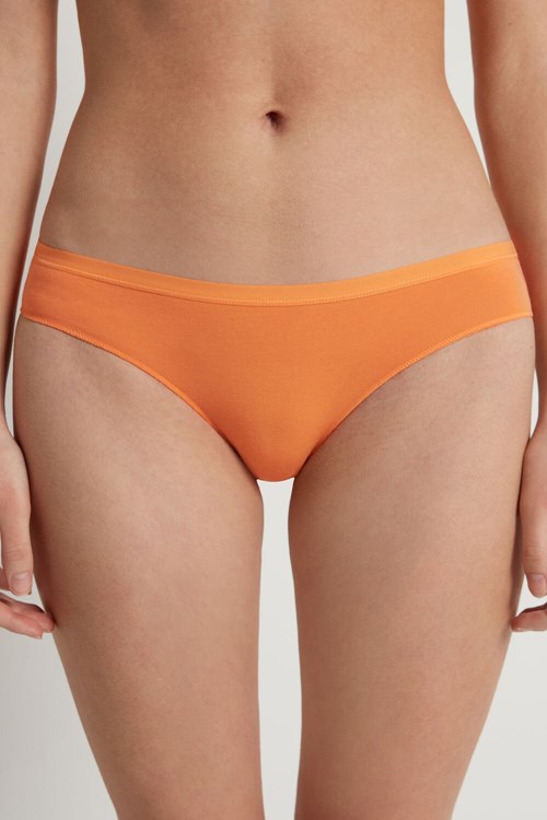 Tezenis Bomull Panties Orange Orange | GQTZD-6842