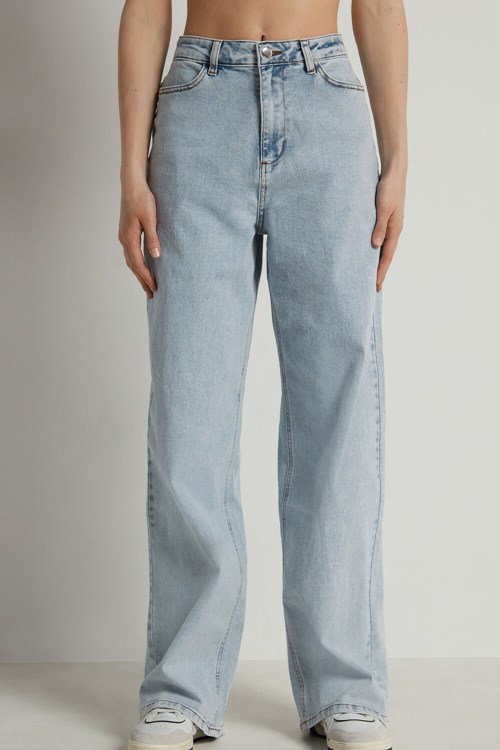 Tezenis Breda Leg Jeans Blå | PYGVH-4260