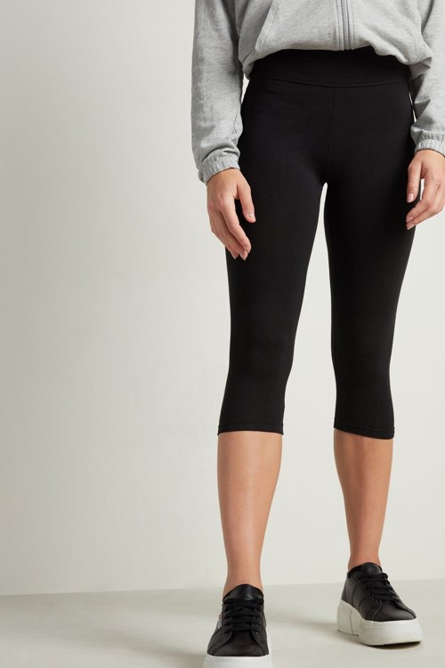 Tezenis Capri Leggings Svarta Svarta | RIGOZ-4069
