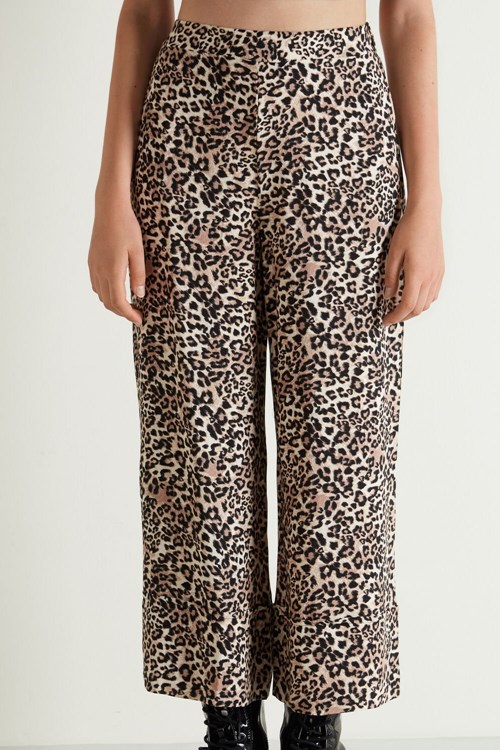 Tezenis Cloth Turned-up Culotte Pants Röda | CFIXZ-7692