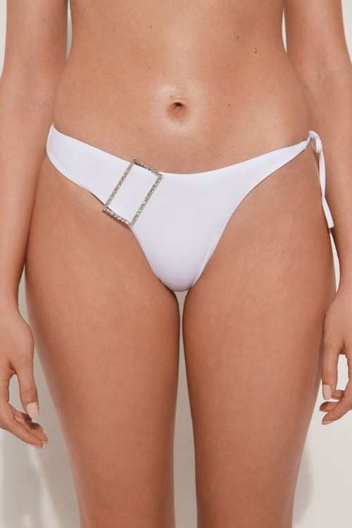 Tezenis Crystal Spännen String Brazilian Bikini Bottoms Vita Vita | DYMWX-3548