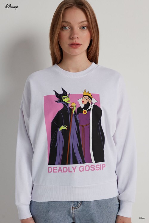 Tezenis Disney Villains Long Sleeve Crewneck Sweatshirt Vita | MNYEJ-4270