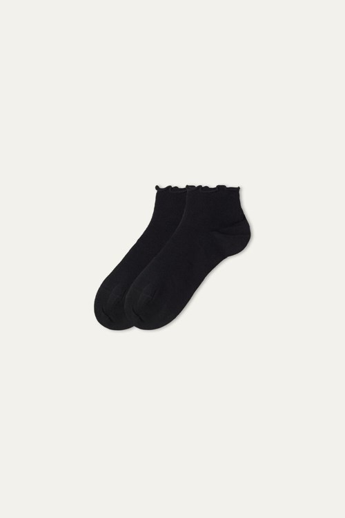 Tezenis Fancy No Show Socks Svarta Svarta | JQIXD-9175