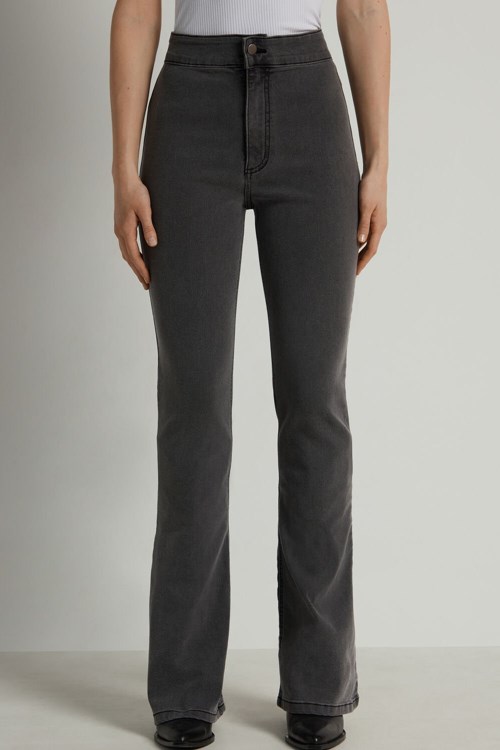 Tezenis Flared Jeans Svarta Svarta | JDINY-1205
