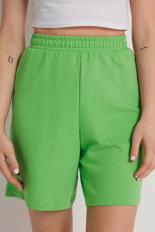 Tezenis Fleece Bermuda Shorts with Pockets Gröna Gröna | ATZGO-7235