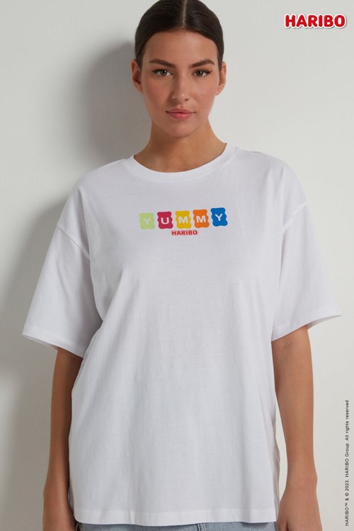 Tezenis Haribo Dropped Shoulder T-Shirt Vita | CEXFG-9078