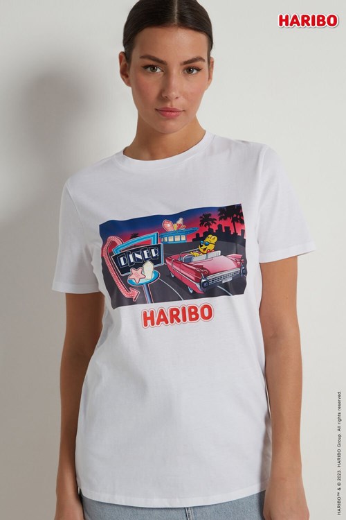 Tezenis Haribo Text T-Shirt Vita | IFBOQ-3950