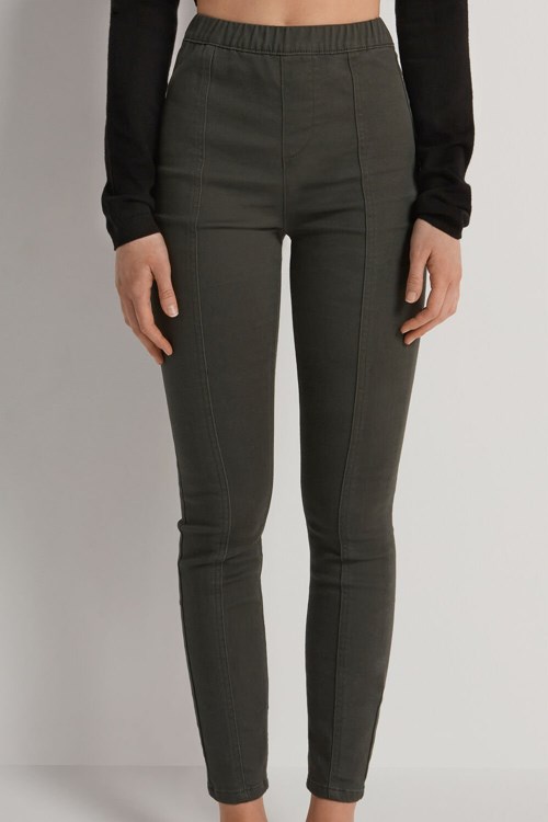 Tezenis High Midja Seamed Leggings Gröna Gröna | BEDVI-9175