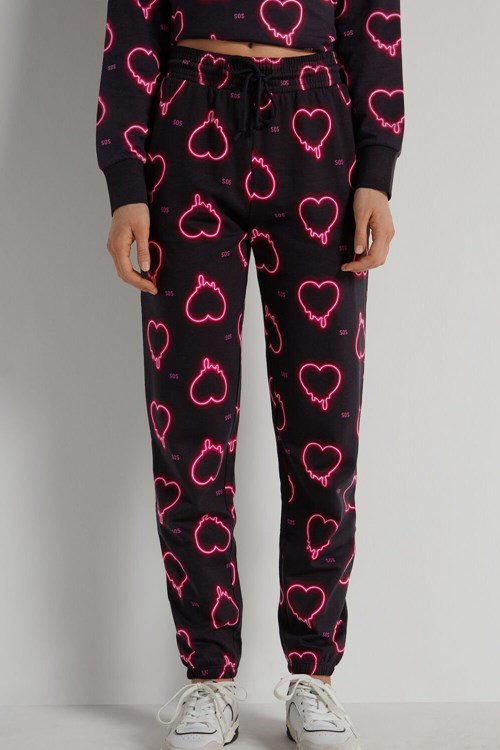 Tezenis Joggers with Welt Pocket Svarta Svarta | BLJMC-6473