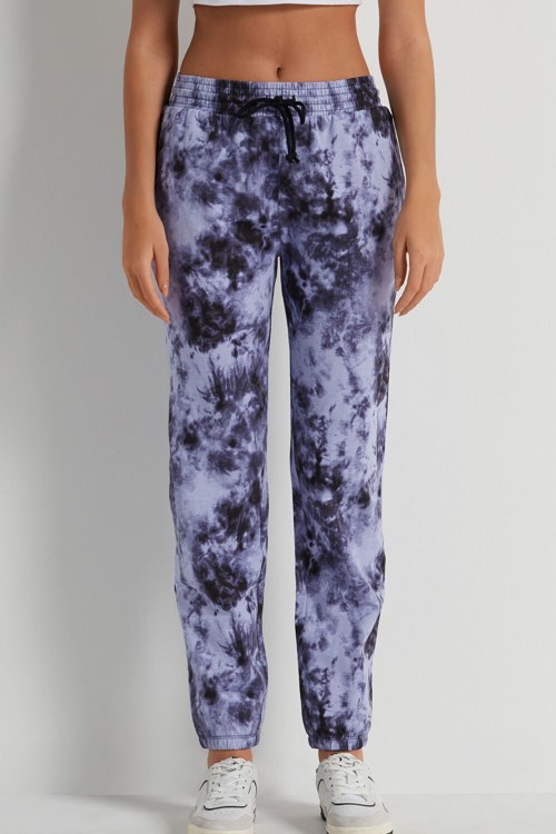 Tezenis Joggers with Welt Pocket Violet Faded Violet Print 336v | DZNCP-3906