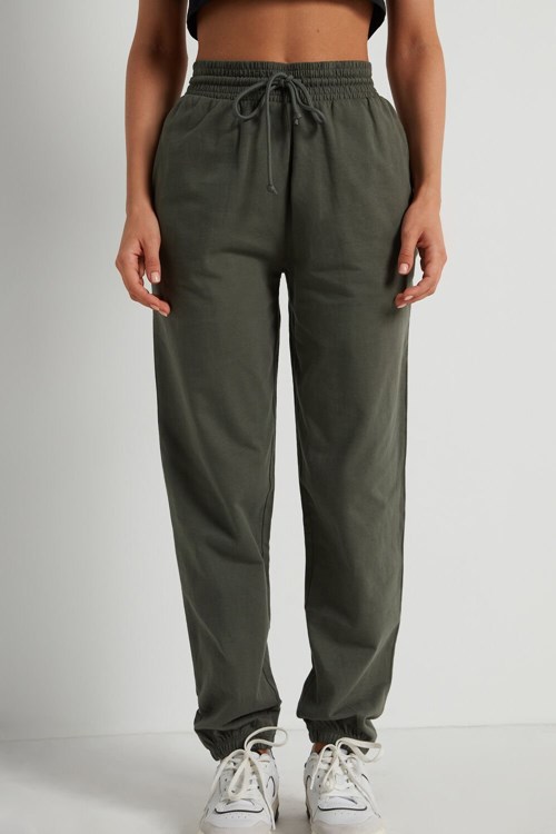 Tezenis Joggers with Welt Pocket and Drawstring Gröna Gröna | LCOIH-4963
