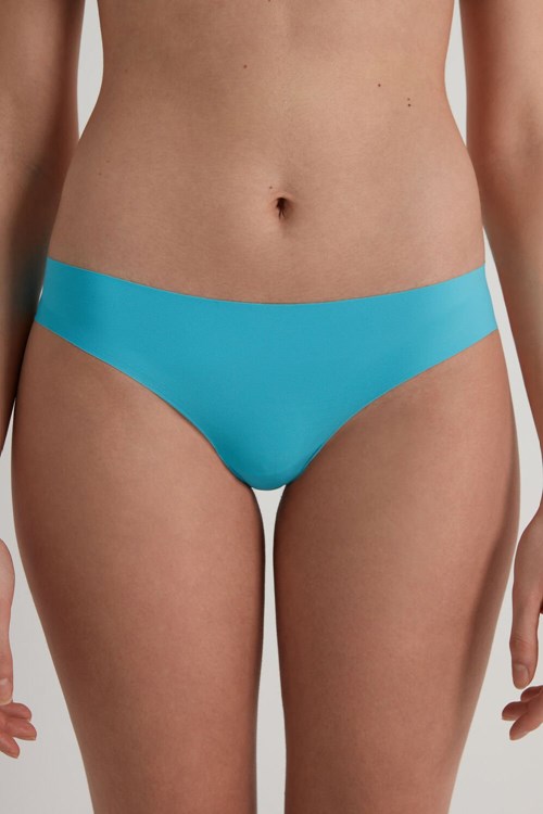 Tezenis Laser-Cut Microfiber Briefs Ljusblå Blå | GKSLV-2058