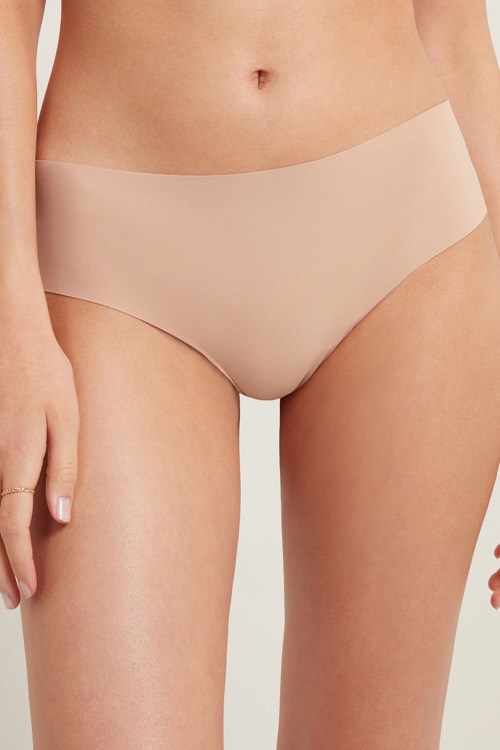 Tezenis Laser-Cut Microfiber Recycled Spets Brazilian Panties Nude Natural Blush 1905 | AIRTC-1695