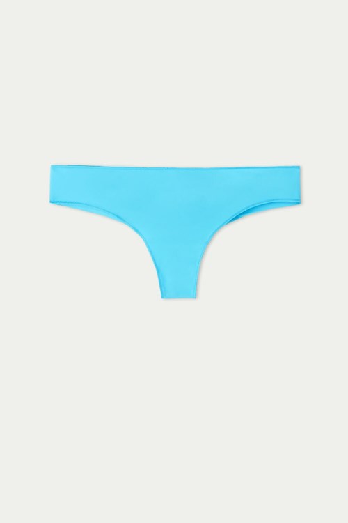 Tezenis Microfiber Brazilian Ljusblå Blå | JDMOT-2508