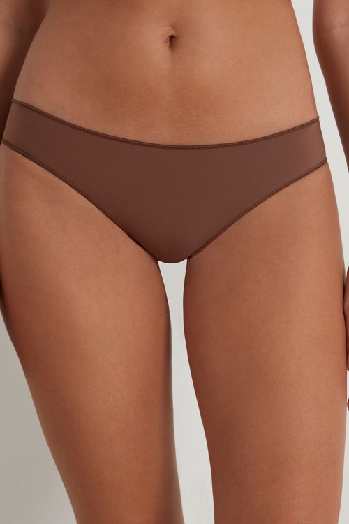 Tezenis Microfiber Panties Bruna Bruna | TLZXF-0391