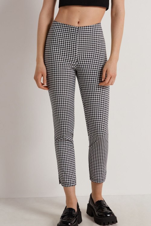Tezenis Printed Capri Leggings Svarta | GUITJ-6413