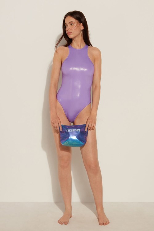 Tezenis Recycled Plastic Dragkedja Pouch Blå | XBQDJ-0273