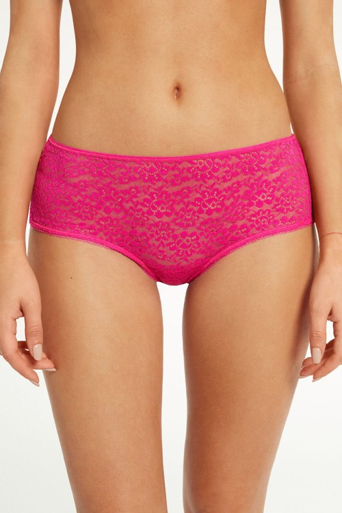 Tezenis Recycled Spets Boyshorts Rosa Fuchsia | GCQOE-1752