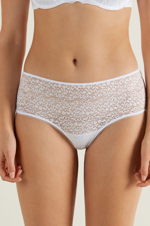 Tezenis Recycled Spets Boyshorts Vita Vita | AUZJW-8369