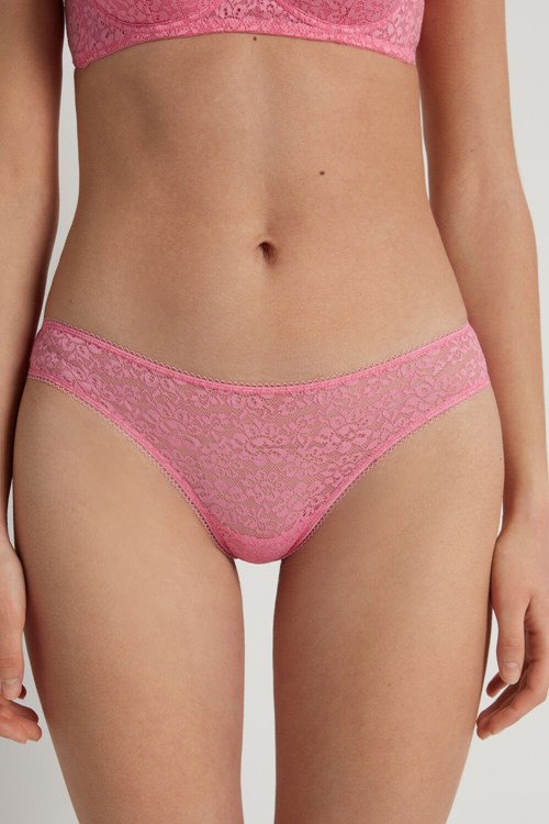 Tezenis Recycled Spets Brazilian Panties Rosa Rosa | FLWDN-1875