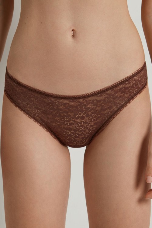 Tezenis Recycled Spets Brazilian Panties Bruna Bruna | WPJGI-1748