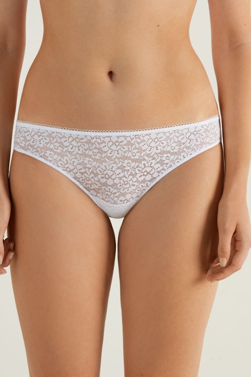 Tezenis Recycled Spets Laser-Cut Microfiber Brazilian Panties Vita Vita | QGJXU-6913