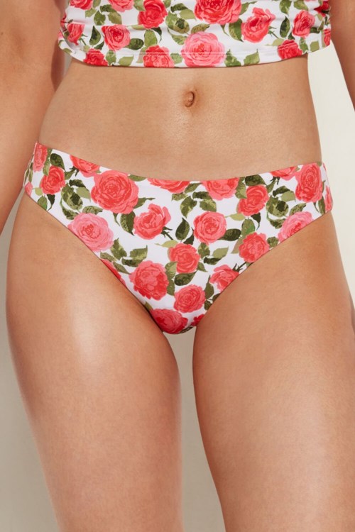 Tezenis Romantic Roses Klassiska Bikini Bottoms Rosa | GFCRU-2539