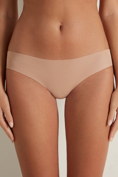 Tezenis Seamless Bomull Briefs Nude Natural Blush 1905 | CPAVX-4279