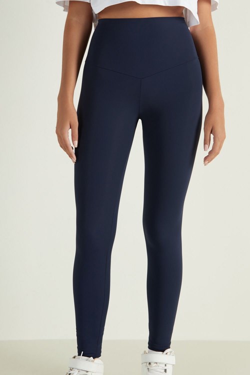 Tezenis Shaping Leggings Blå Blå | RWGOE-4612