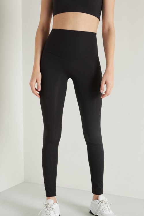 Tezenis Shaping Leggings Svarta Svarta | FOAGW-7230