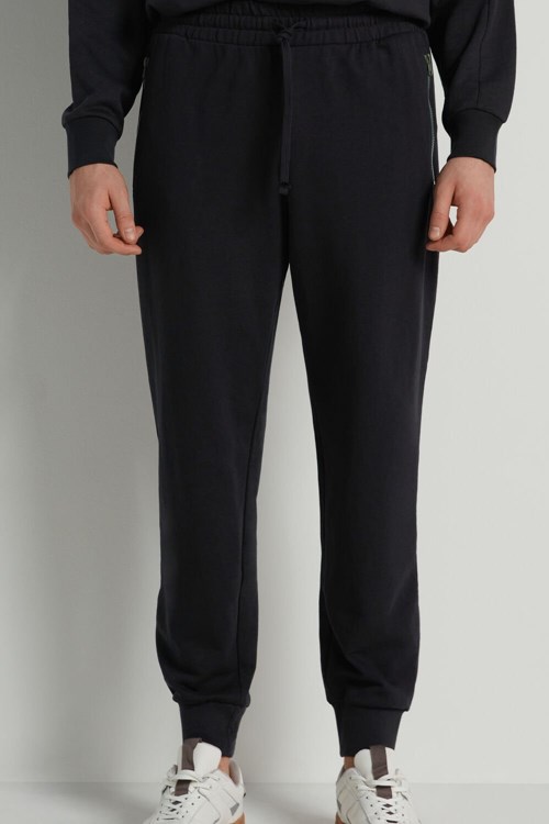 Tezenis Sweatpants with Zip Pocket Svarta Svarta | DCBUL-3207