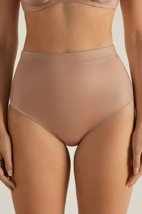 Tezenis Ultralight High-Waisted Shaping Panties Nude Natural Blush 1905 | URGVA-9142