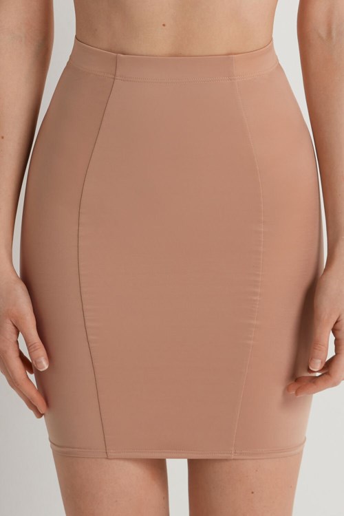 Tezenis Ultralight Shaping High-Midja Underskirt Nude Natural Blush 1905 | CAGRD-4093