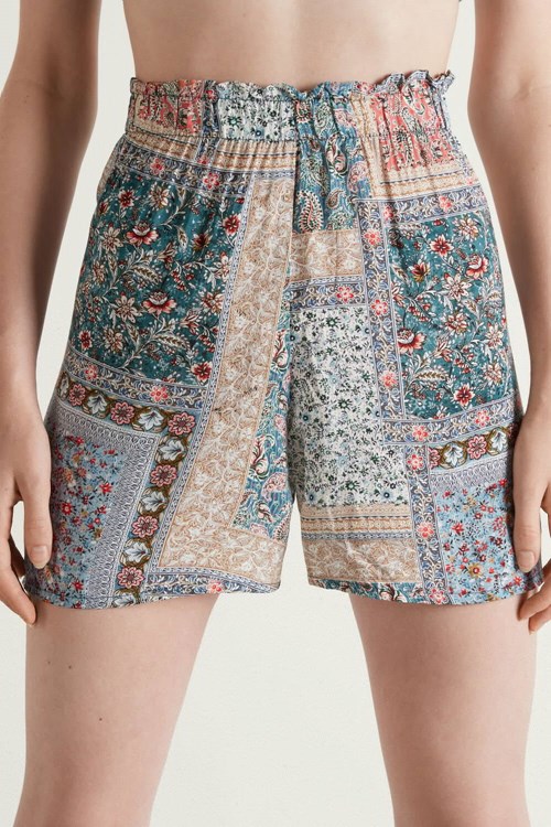 Tezenis Viscose Canvas Skort Olika Färger | BQESP-3469