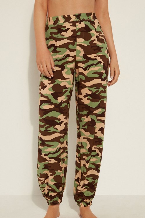 Tezenis Viscose Fabric Joggers Olika Färger Camo | JDRSY-0751
