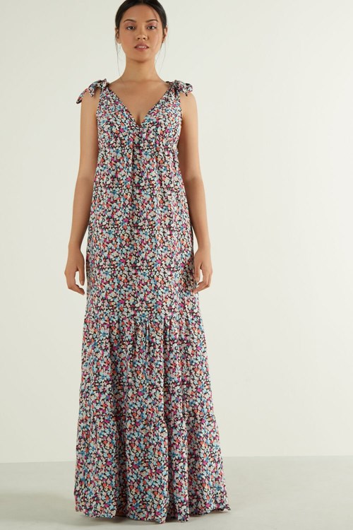 Tezenis Ärmlös Maxi Klänning with Bows Olika Färger | KYXMP-9513